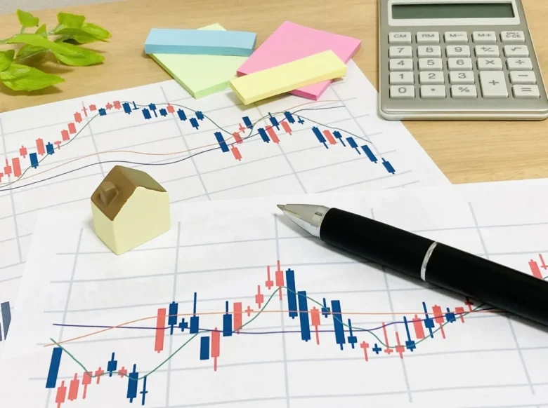 チャート資料と電卓