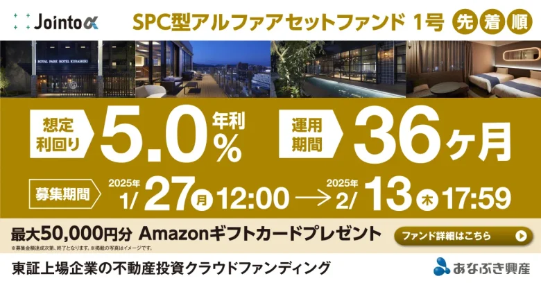 SPC型アルファアセットファンド１号バナー