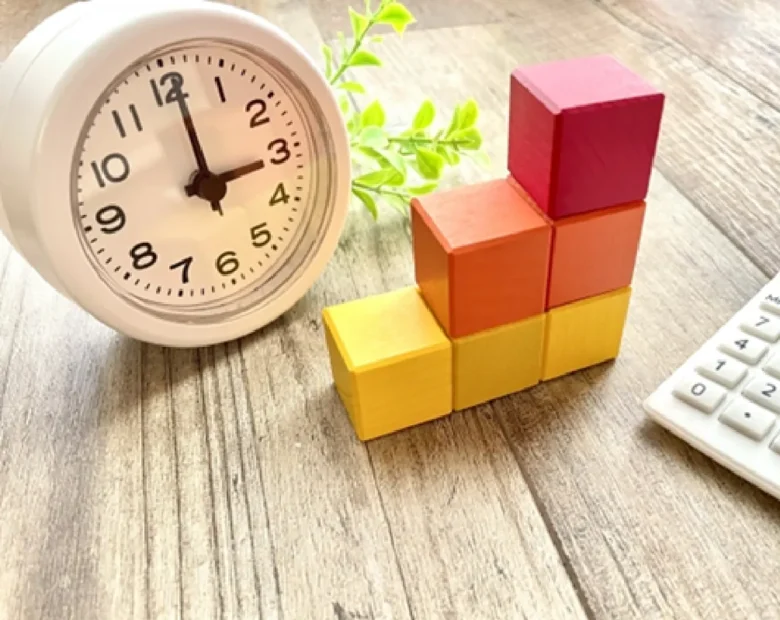 積立イメージ　時間対効果